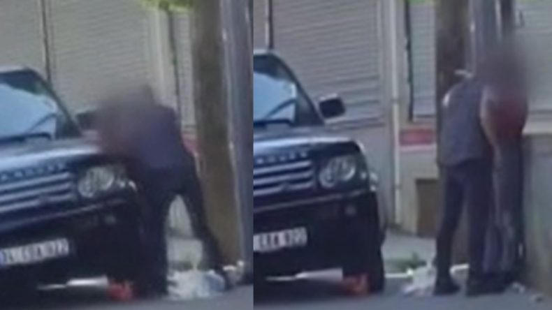 Sokak Ortasında Kadına Şiddet Olayı