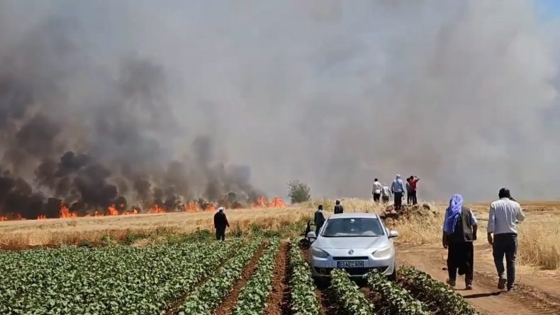 Tarla Yangınında Mercek Düzeneği Bulundu: 1’i Ağır 5 Yaralı