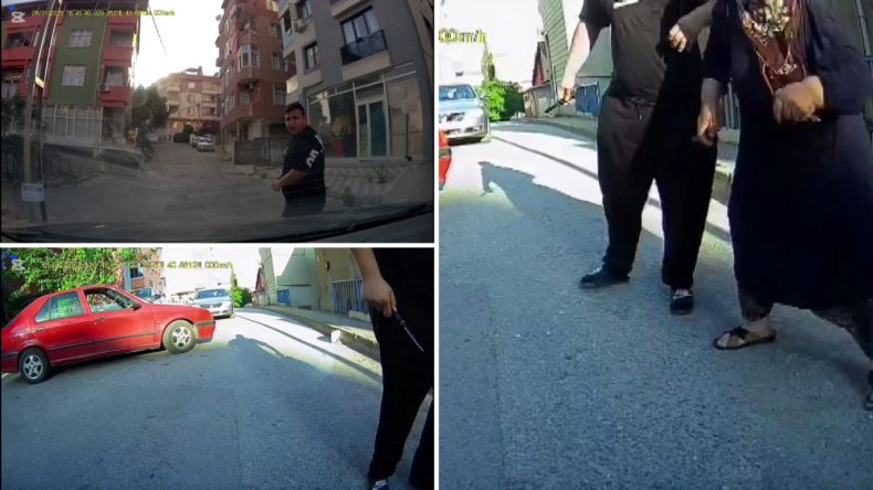 Tartıştığı Sürücüye Bıçakla Tehdit: Tutuklandı