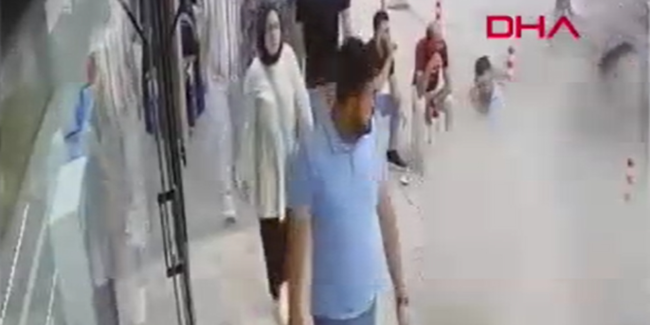Patlayan lastik ile birlikte meydana gelen olay