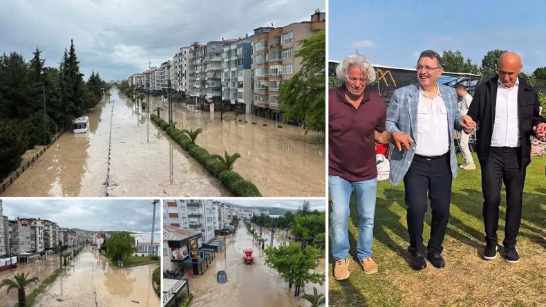 Trabzon Sel Felaketiyle Mücadele Ederken, Başkan Ahmet Metin Genç Amsterdam’da Horon Tepiyordu