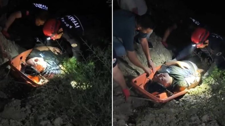 Uçuruma Yuvarlanan Araçta Acil Durum: 3 Yaralı