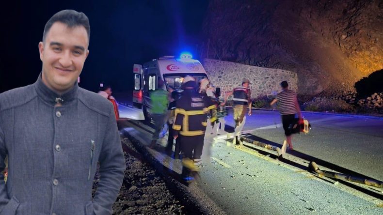 Virajı Alamayan Motosikletli Uçurumdan Düştü