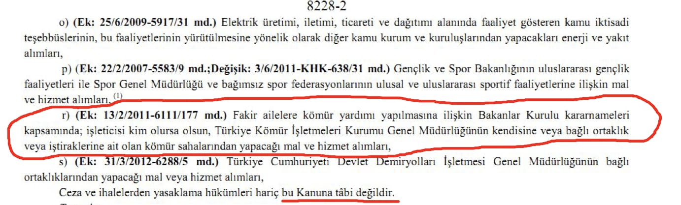 İhale Kanunu Değişikliği