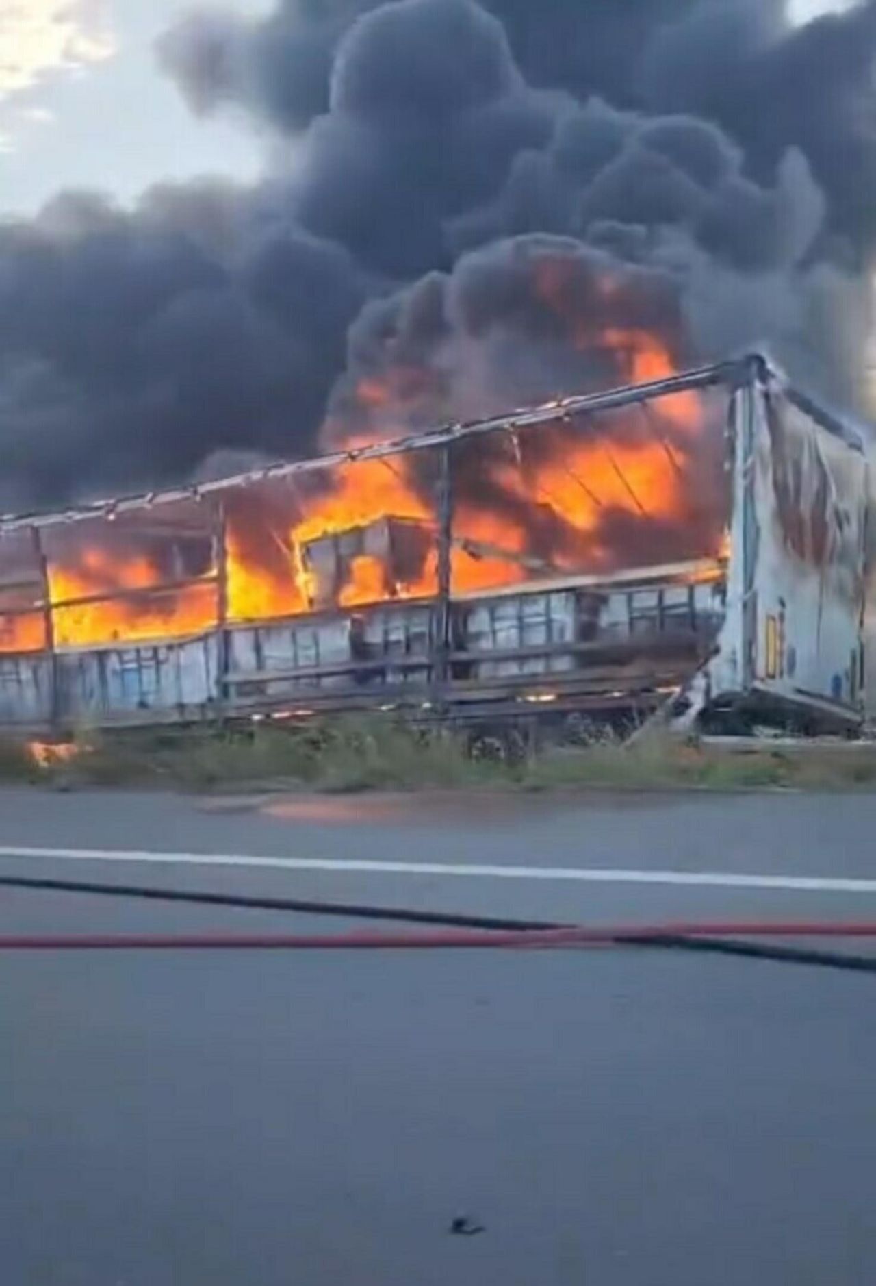 TIR yangını