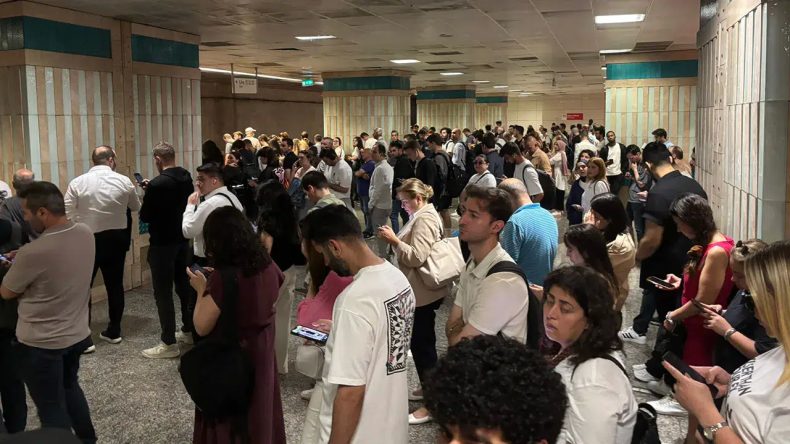 Yenikapı-Hacıosman Metro Hattında Arıza Nedeniyle Seferler Gecikmeli Yapılıyor