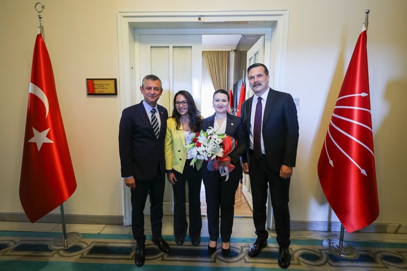 Özgür Özel ve Erkan Baş Görüşme Anı