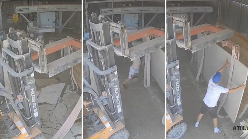 300 Kiloluk Mermer Plakanın Altında Kalan Furkan Hayatını Kaybetti