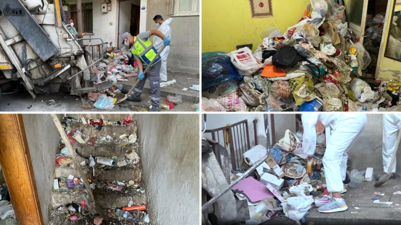 7 Yıllık Çöp Ev Nihayet Temizlendi, Yaşlı Çift Kurtarıldı
