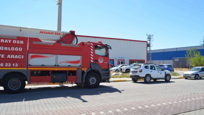 Aksaray'da Fabrikada Patlama