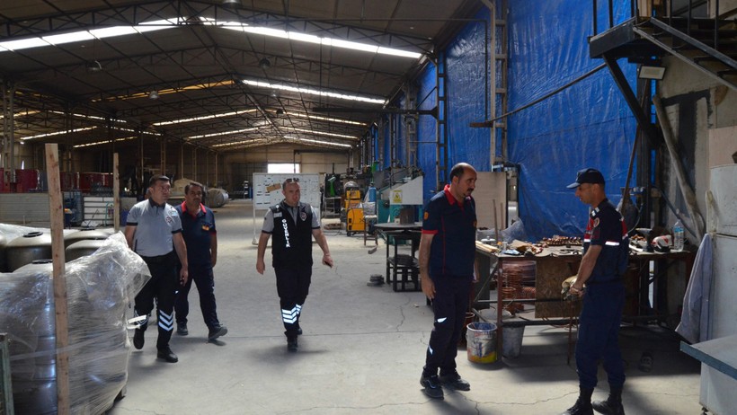 Aksaray Fabrika Patlama Görseli