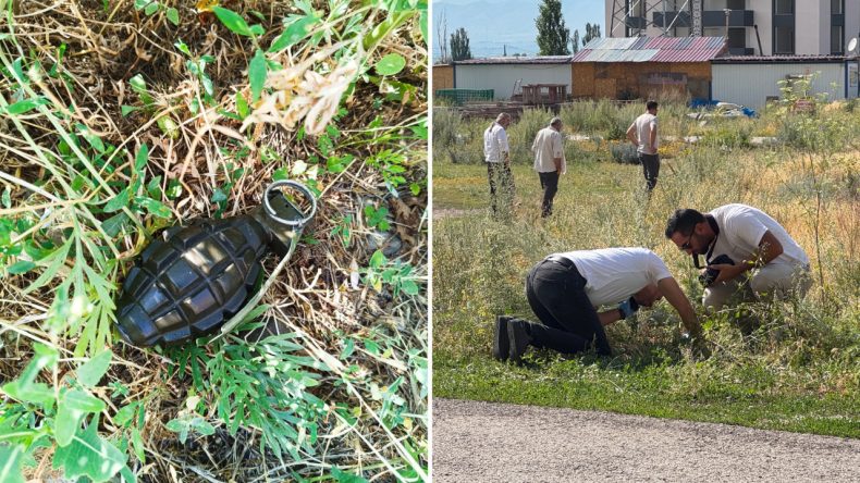Çocuklar Oyun Oynarken El Bombası Buldu