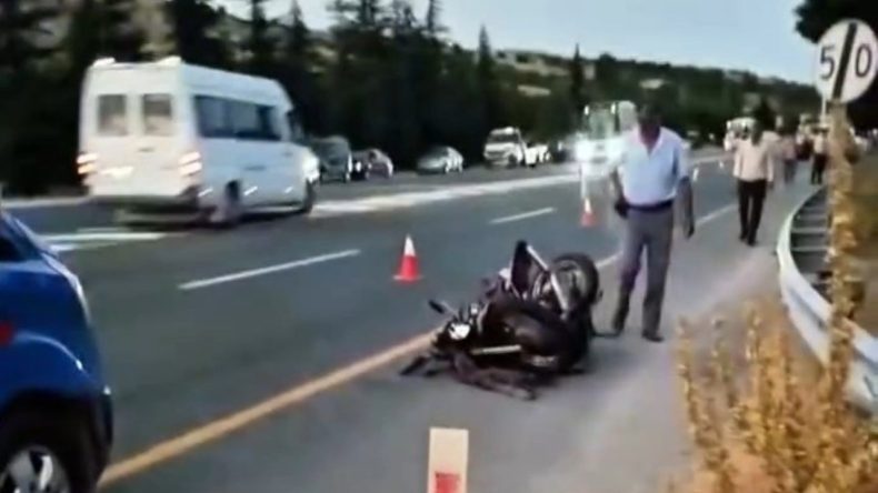 Fezi Kazasında Motosiklet Sürücüsü Hayatını Kaybetti