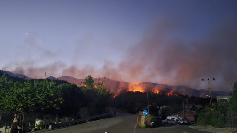 Hatay'daki Orman Yangını İkinci Gününde Devam Ediyor