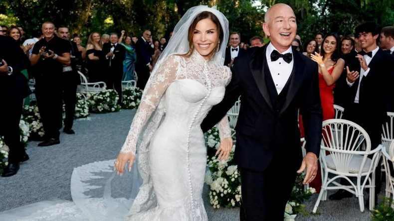 Jeff Bezos ve Lauren Sanchez'in Fotoğraflarına Fotoşop İddiası