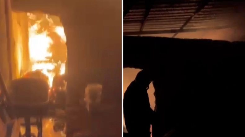 Kahramanmaraş'ta Ahırda Yangın, İki Hayvan Hayatını Kaybetti