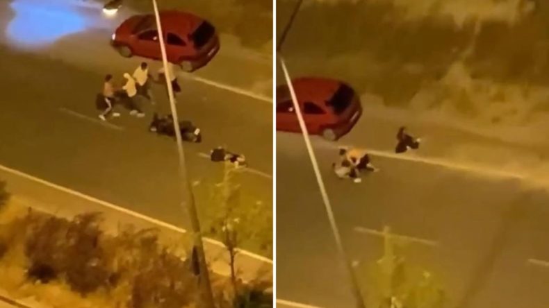 Kavga Edenleri Ayırmaya Çalışırken Bayıldı, Kimse Aldırış Etmedi