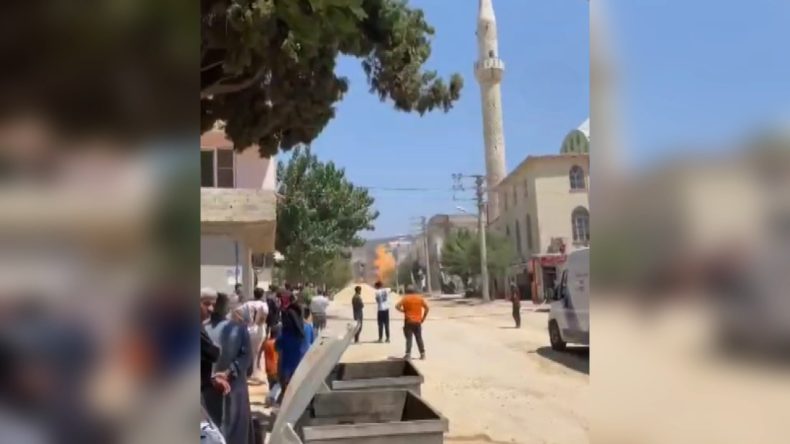 Kilis'te Doğalgaz Borusu Patladı
