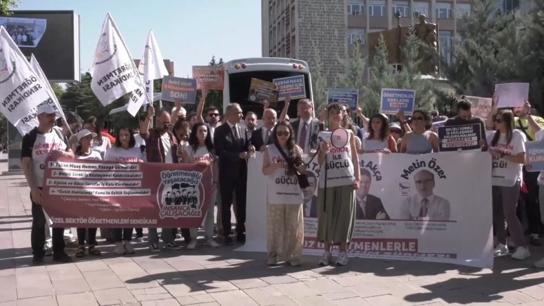 Özel Sektör Öğretmenleri, MEB'e Yürüdü