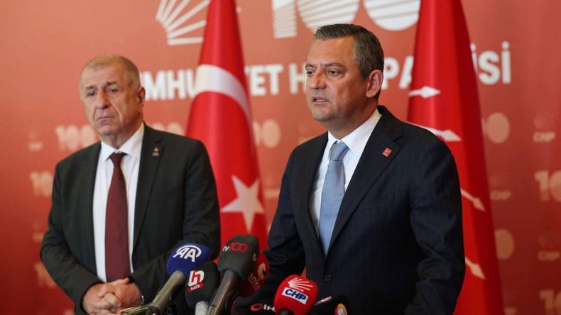 Özgür Özel – Ümit Özdağ Görüşmesi Başladı