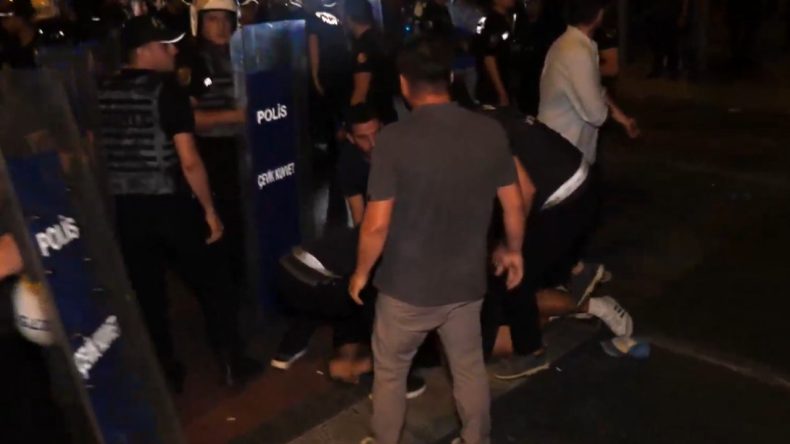 Saraçhane'de Polis Müdahalesi