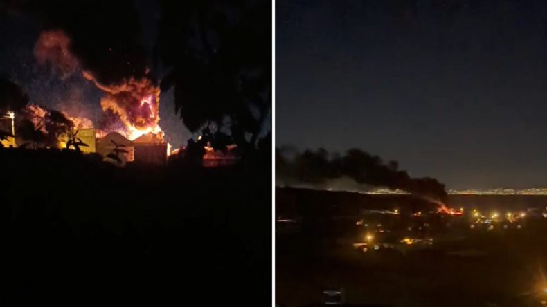 Yalova'da İki İtfaiye Eri Yaralandı